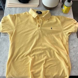 Collared polo shirt.